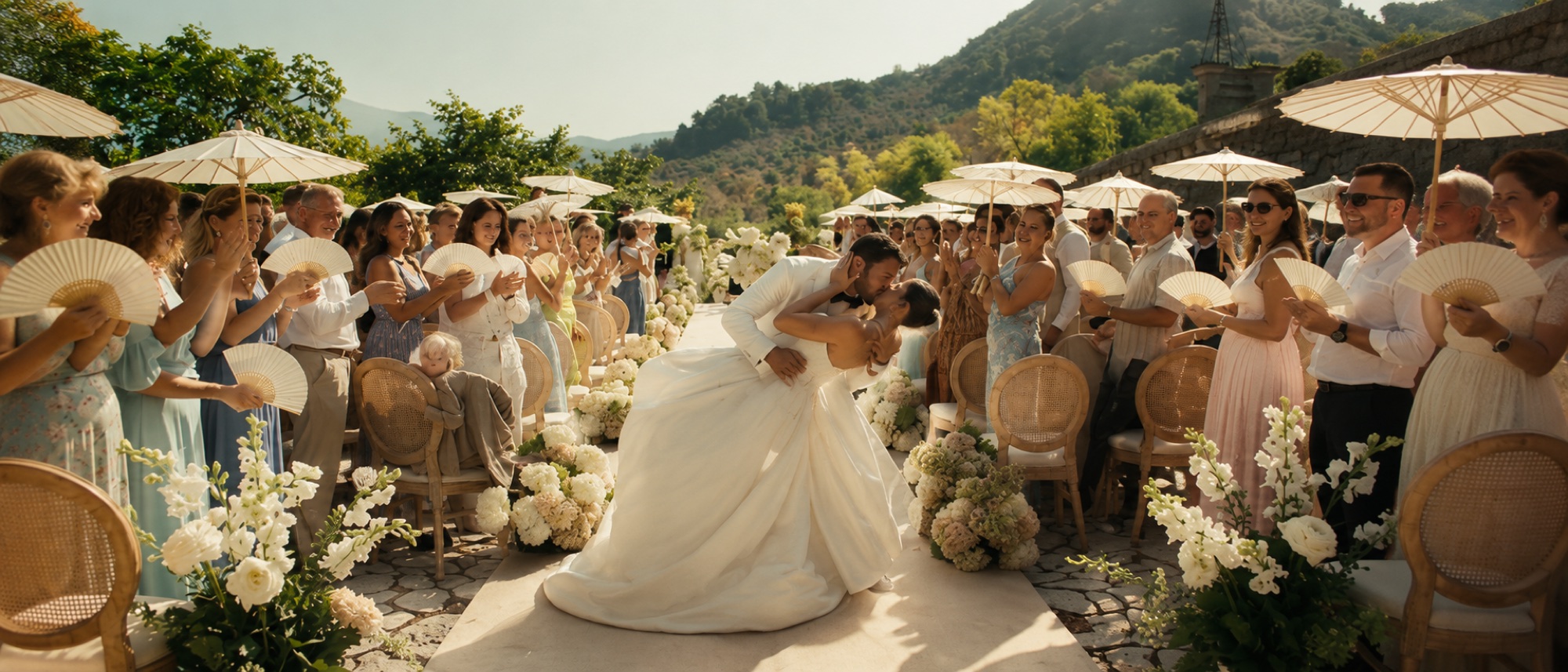 Casamento de luxo ao ar livre